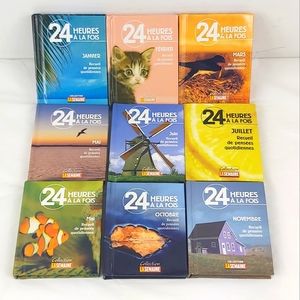 - 24 heures a la fois 9 mini livres en francais